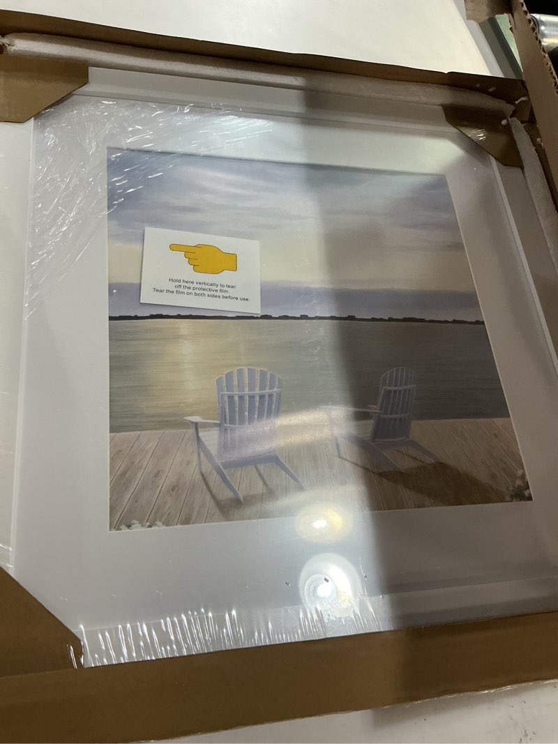 Condition photo showing New/Like New for vnvnk 15x15 frame white, perfect for 15x15 inch picture without mat or 11x11 inch picture with mat, home wall decor picture frame-1 pcs 15x15 white
