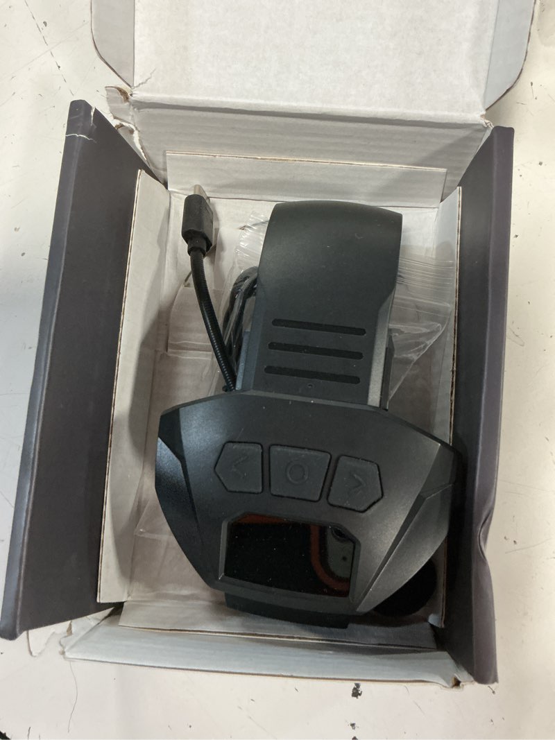 Condition photo showing As Is for bluetooth adapter with mic for walker's shooting earmuffs, rechargeable wireless bluetooth 5.4 receiver for hands-free call, 50h battery life (black)