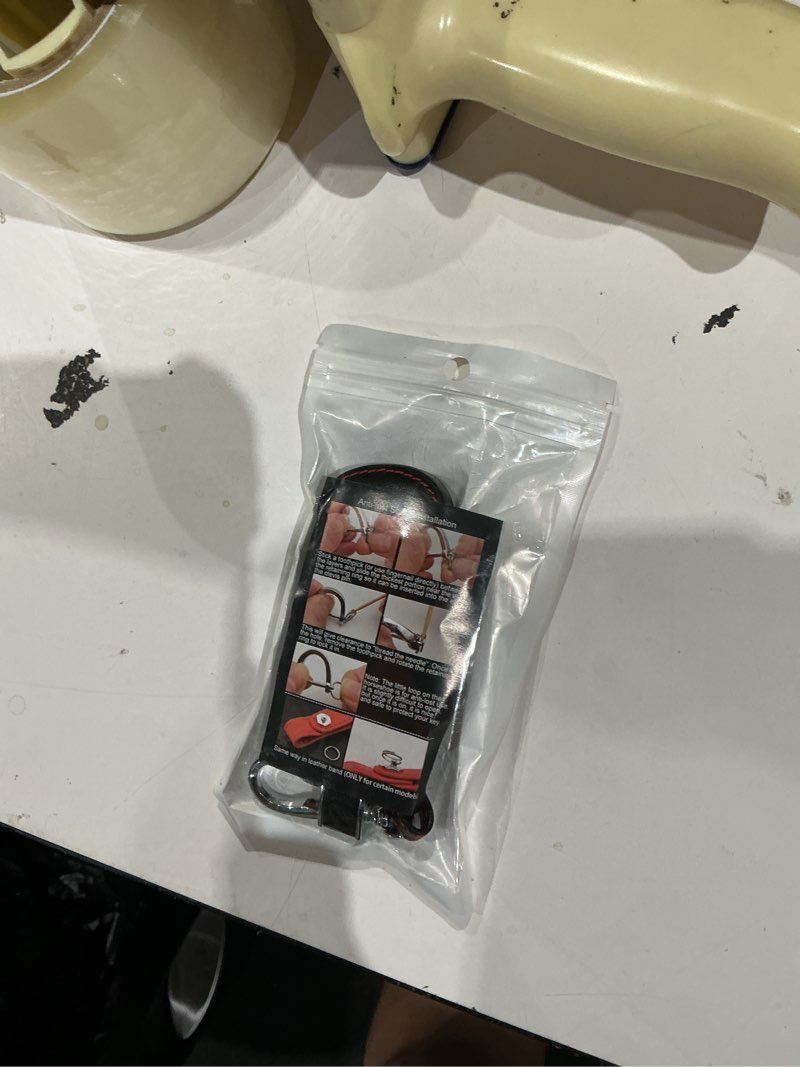Condition photo showing New/Like New for mechcos compatible with hyundai elantra n gt kona electric santa fe azera accent palisade veloster n leather key fob cover case protector keychain holder