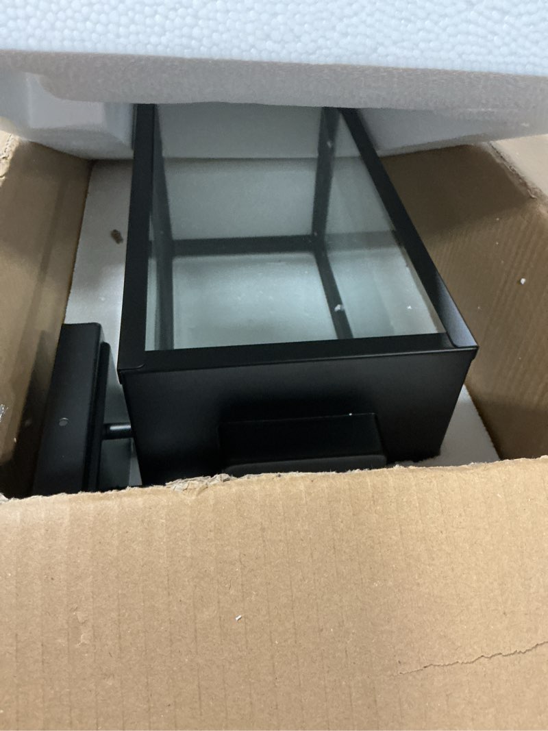 Condition photo showing Good Condition for Extra Large Outdoor Wall Lantern,20 Inch Outdoor Wall Lights, Exterior Waterproof Wall Sconce, Anti-Rust Wall Mounted Lighting with Glass Shade, Matte Black Wall Lamp with E26 Socket for Porch 20 Inch without Sensor Black-20 inch without Sensor