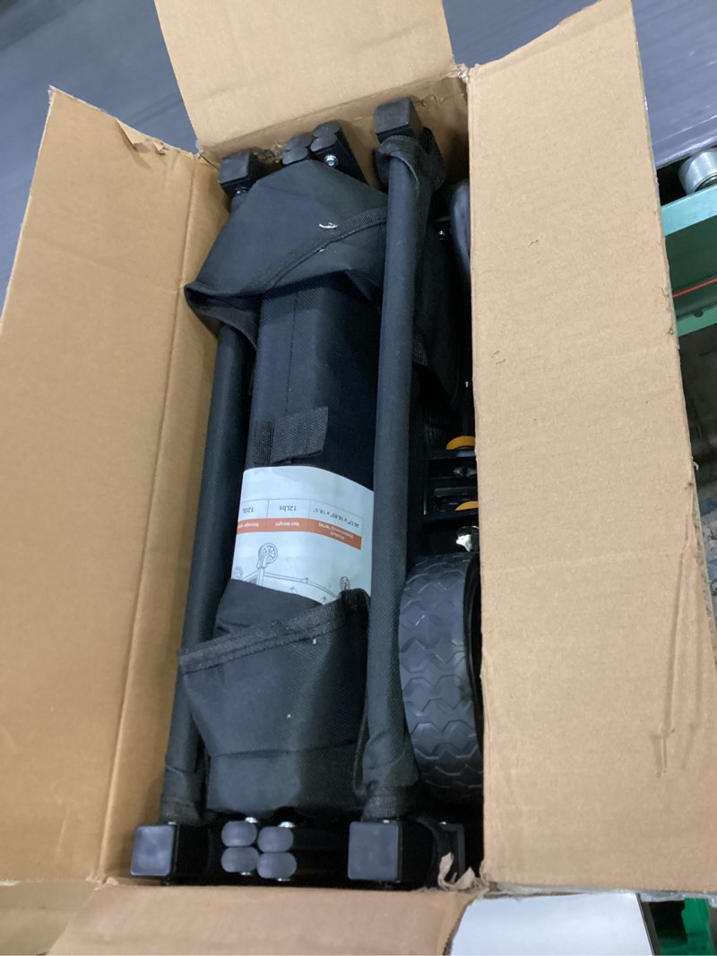 Condition photo showing New/Like New for NWH Collapsible Wagon Cart with Wheels Foldable, 360LBS Large Capacity Portable Folding Utility Heavy Duty Beach Wagons Cart with All-Terrain Wheels for Groceries Shopping, Camping, Sports, Garden