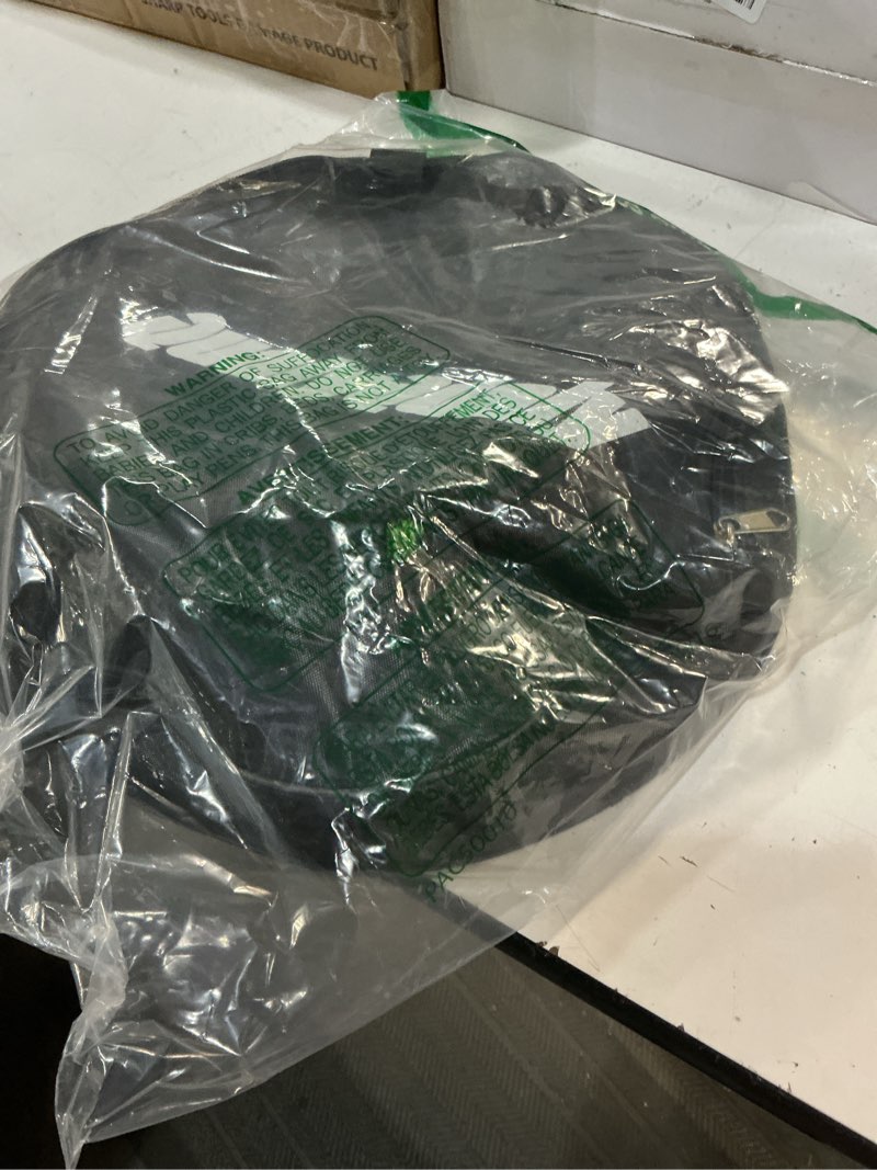 Condition photo showing Good Condition for qualyqualy large bridge and pier fishing net 32''/39'' hoop, foldable drop net pier fishing for saltwater with rope, landing net with nylon mesh, collapsible soft steel ring green m: 32''×36''