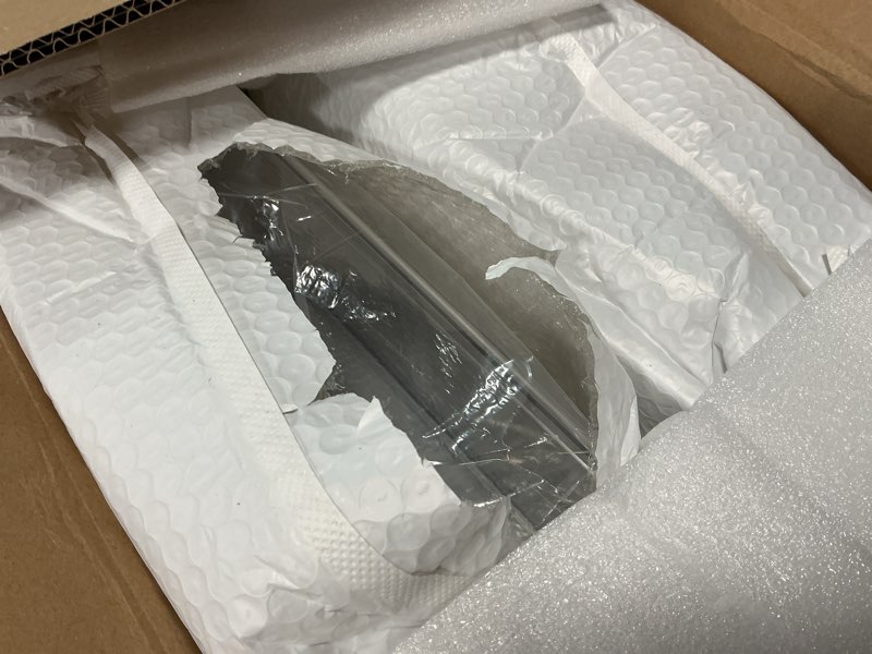 Condition photo showing Good Condition for 6 PCS Refrigerator Organizers And Storage Stackable Storage Drawers, Large Heavy Duty Fridge Organizer Bins Pull Out Refrigerator Organizer Bins, White Handle, 3 Drawers And 3 Small Cubes White 6 Pack