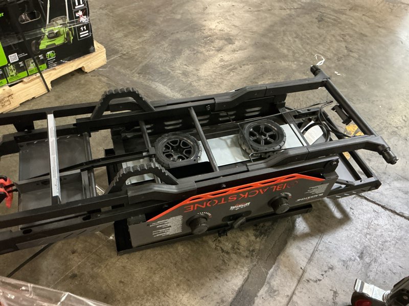 Condition photo showing As Is for blackstone adventure ready griddle with legs 