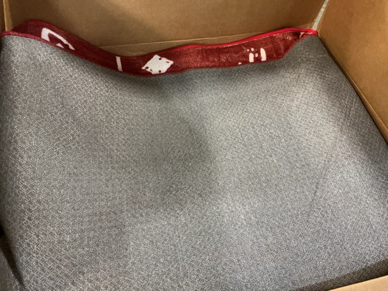 Condition photo showing Good Condition for Christmas Area Rug 8x10 for Living Room Red Washable Non Slip Rug Soft Low Pile Large Carpet Xmas Deer Holiday Decor Throw Rug for Office Dining Room Bedroom 8' x 10' (Rectangular) Deer | Red