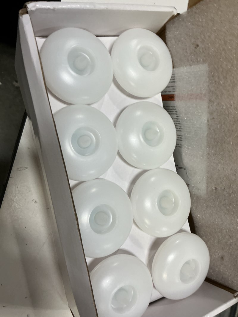Condition photo showing Good Condition for homemory 24 pack 3” flameless led floating candles, 200 hour white battery operate waterproof tealights for cylinder vases, centerpieces at wedding decor, party, pool white base 24 pack