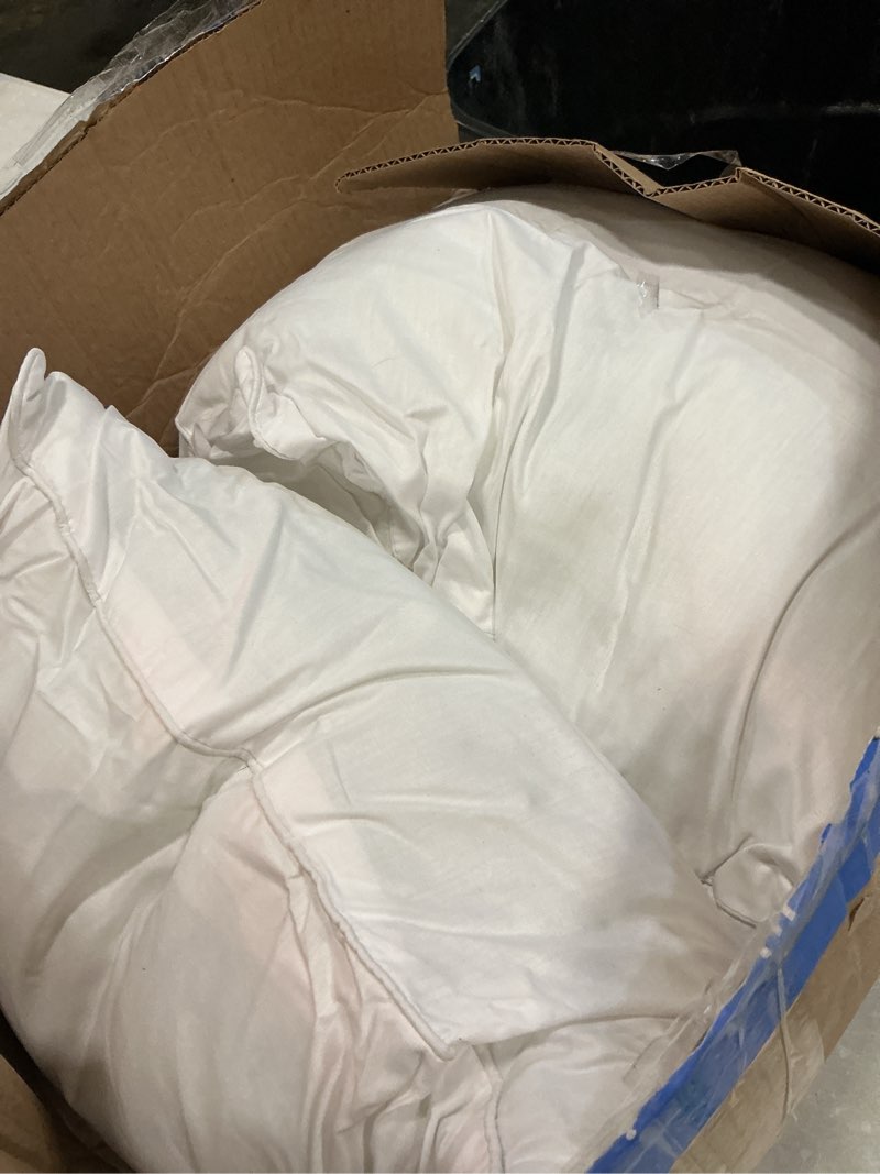 Condition photo showing Good Condition for digital decor 100% cotton luxury hotel pillows standard size set of 2, cooling down alternative bed pillows for sleeping, hypoallergenic soft pillows for side & back sleepers, made in usa, 26" x 20" silver / soft standard (pack of 2)