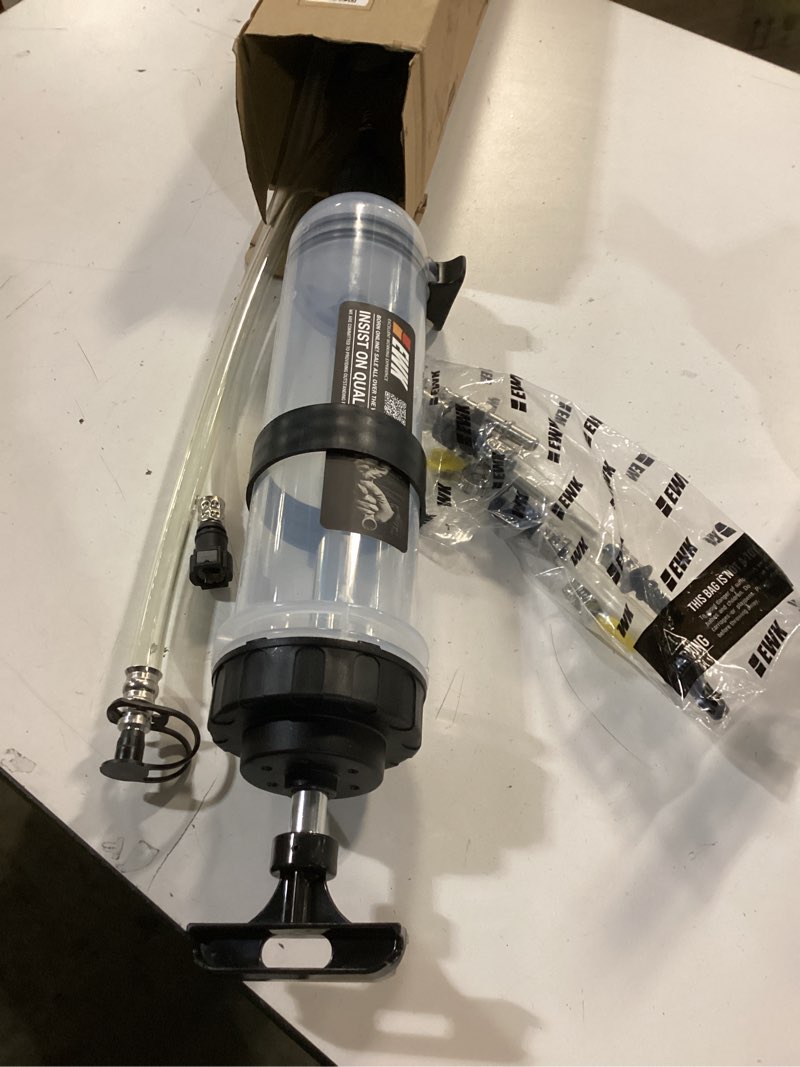 Condition photo showing Good Condition for EWK 1500cc Automotive Fluid Syringe Extractor with Hose for Automotive Oil Fluid Change 1500 ML