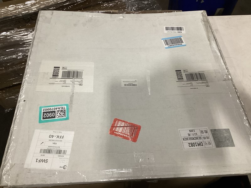 Condition photo showing New/Like New for Marble Pattern 24"x 24" Peel and Stick Floor Tiles (Large Format), Grey 12 Tiles/Pack - Covers 48 Sq Ft, Scratch-Resistant & Waterproof Floor Tiles Planks for Bathroom Kitchen Grey 24" x 24"