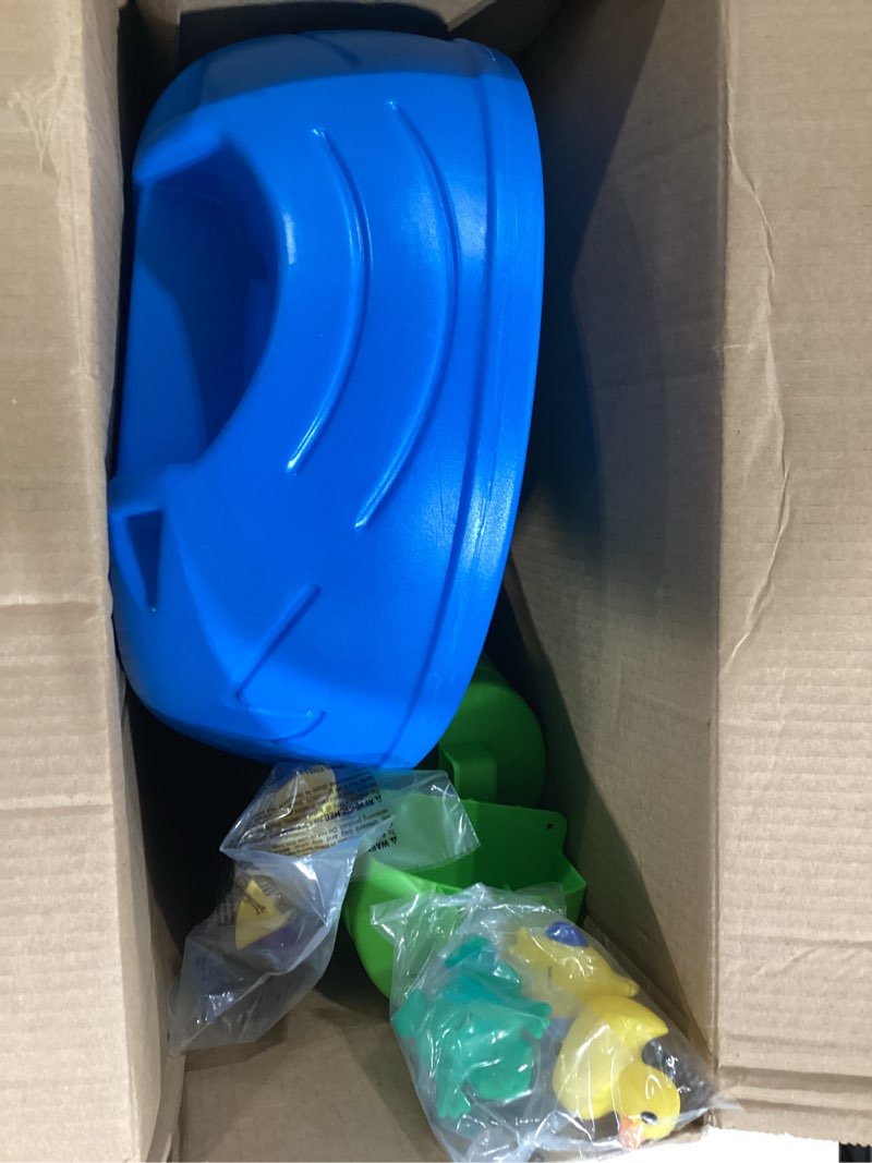 Condition photo showing Good Condition for step2 rain showers splash pond water table, kids water and sand activity sensory playset, summer out
