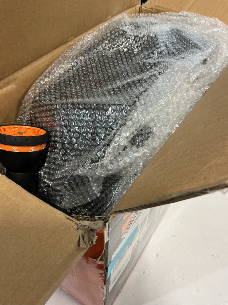 Condition photo showing Good Condition for SUNPOW Retractable Garden Hose Reel - 1/2 inch x 50ft Wall Mounted Hose Reel with 3/4 inch Brass Fitting & 10 Function Sprayer Nozzle - Any Length Lock, Auto Rewind System, 180°Swivel Bracket - Grey 1/2'' 50FT