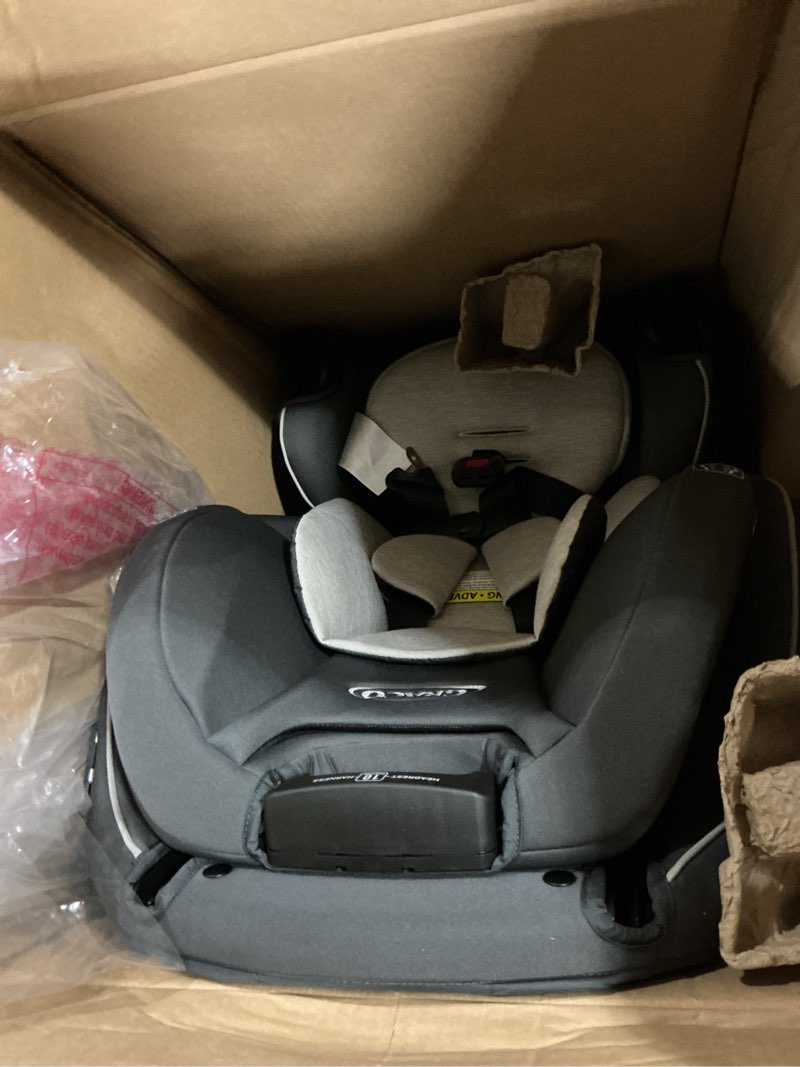 Condition photo showing As Is for graco slimfit 3 in 1 convertible car seat | slim & comfy design saves space in your back seat, darcie slimfit darcie 2.0