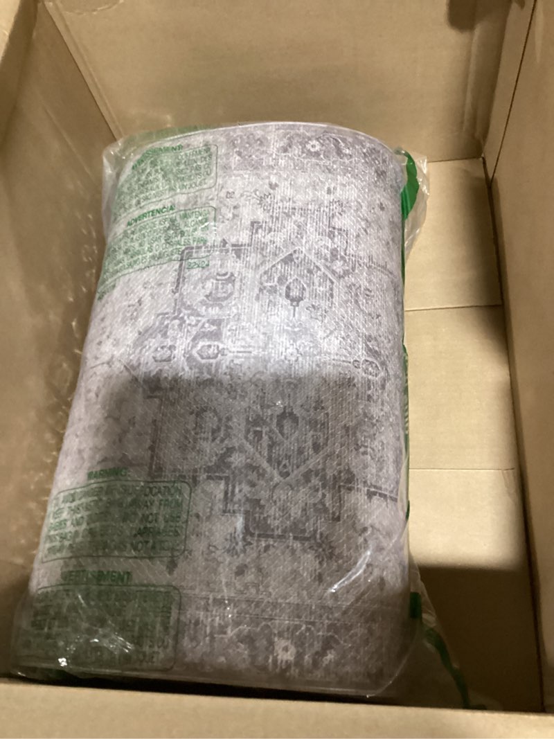 Condition photo showing As Is for GENIMO Kitchen Mats for Floor 2PCs, Washable Anti Fatigue Mat for Cushioned, 17.3"x47"+17.3"x30", Waterproof Kitchen Rugs, Non Slip Standing Mat Rug for Home, Runner, Sink, Laundry, Vintage Grey Vintage Grey 17.3"x47"+17.3"x30"--0.4 inches