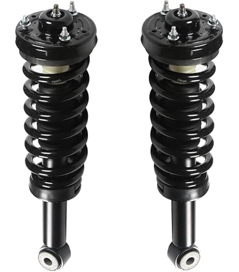 Front Spring Strut Shock Absorber for ford f150 4WD 2009 2010 2011 2012 2013, Complete Coil Strut Shock Assembly Absorber Replace for 171141 171140