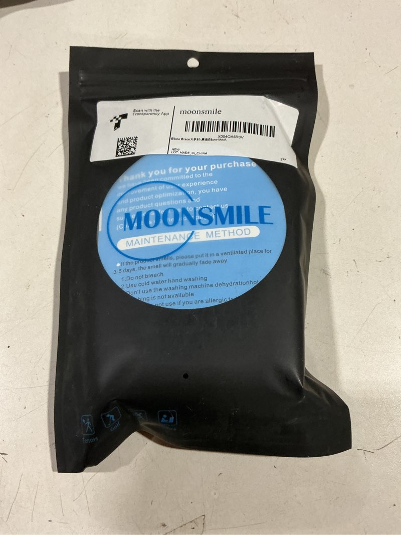 Condition photo showing New/Like New for Forearm Guard & Elbow Brace ,Tennis Elbow Braces Guard for Tendonitis and Tennis,Golfers Adjustable Straps and Compression Pad for Men and Women,Elbow Support Relief Classic Black