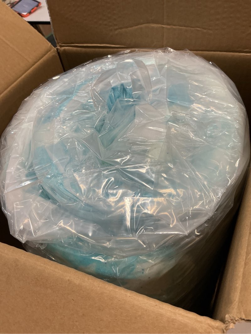Condition photo showing New/Like New for mlily queen mattress topper 3 inch memory foam bed with gel infusion, cooling pad in a box, certipur-us certified, 60”x80”, blue 3 inch queen blue