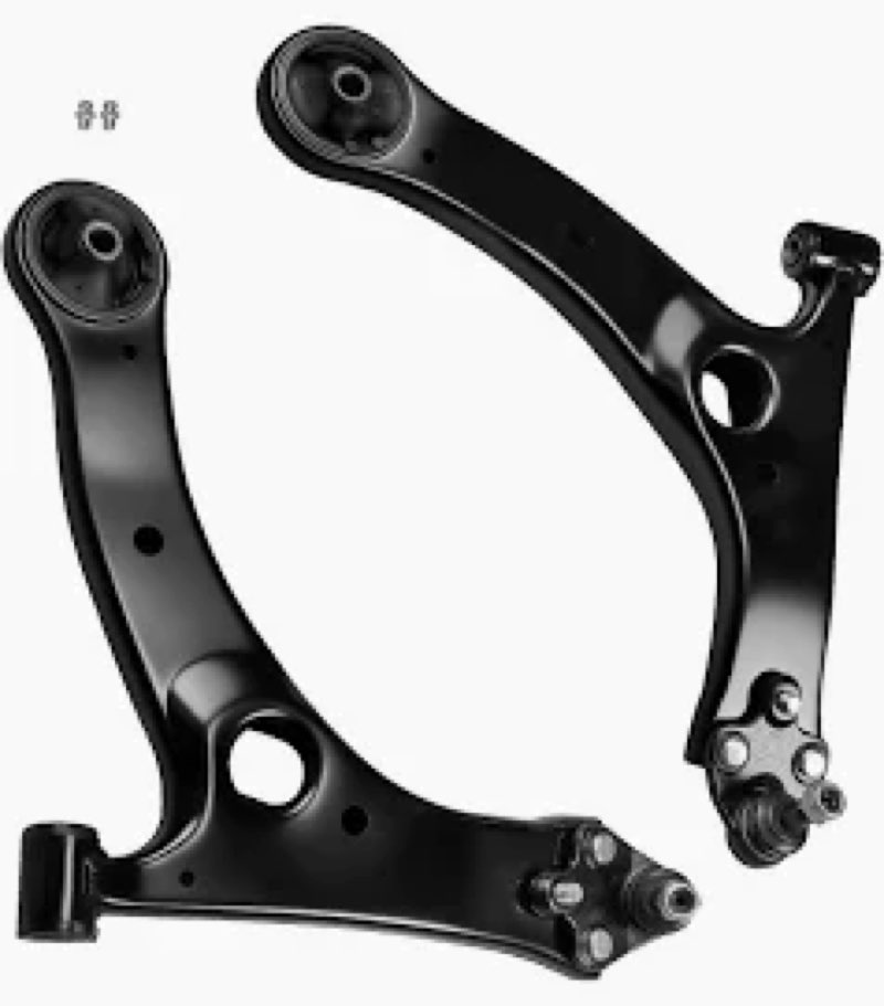 NewYall Front Left and Right Lower Suspension Control Arm with Ball Joint for Toyota Corolla 1.8L 20