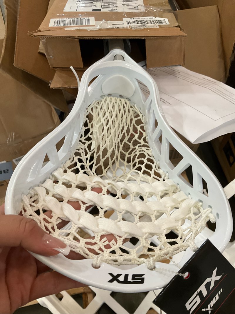Condition photo showing As Is for stx lacrosse sc-ti alloy handle x black defense