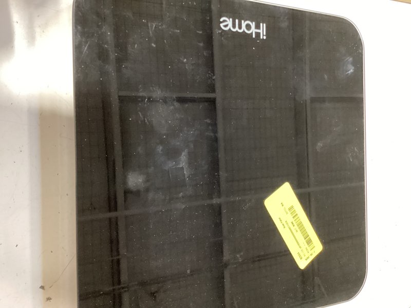 Condition photo showing Good Condition for ihome digital scale, bathroom scale, batteries included, scale body weight, weight scale, bathroom scales for weight, digital scales for body weight (black) black one size