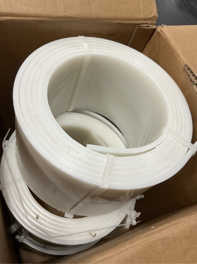 Condition photo showing Good Condition for plastic concrete forms for walkway 3pcs 13' x 5" pe plastic flex forms for concrete flatwork flatwork curb tools for flower bed edge, garden paths, walkway concrete molds & forms 5in 3pcs
