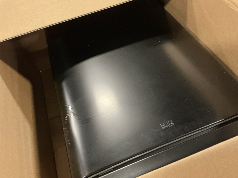 Condition photo showing Good Condition for eko madison matte black 50 liter/13.2 gallon step trash can with inner liner - fingerprint resistant finish 50l matte black