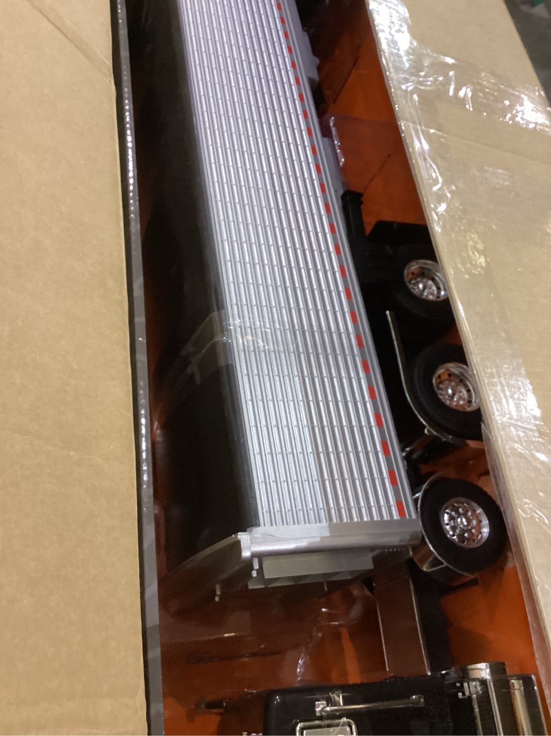 Big Farm Peterbilt Model 367 Semi Truck Toy - 1:16 Scale - Includes Grain Trailer - Construction Toy