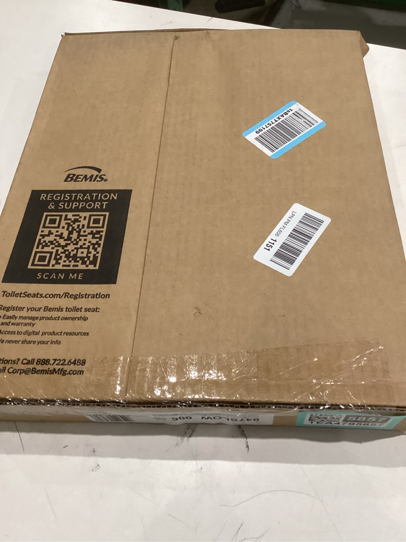Condition photo showing item condition for Mayfair Cassel Slow Close Toilet Seat, Easy Clean, Non Slip Premium Wood Seat, Easy Install, Made in USA, Round, Bone Seat Round