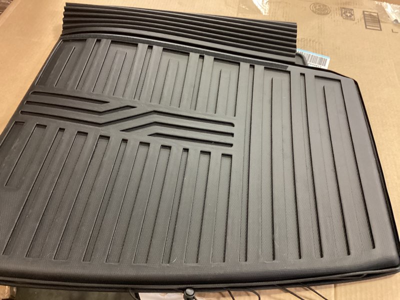 Condition photo showing Good Condition for Cargo Mat with Backrest Mat for 2020-2025 2026 Ford Explorer Car Mat Accessories, All Weather TPE Cargo Liner Trunk Mat Active/ST Line/ST/Platinum(Cargo Mat with Backrest Mat) 20-26 | Cargo Mat with Backrest Mat
