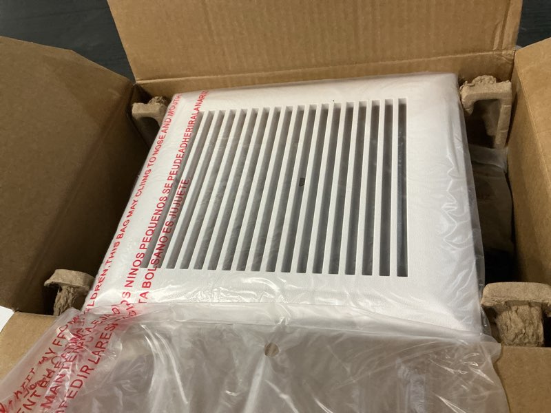 Condition photo showing Good Condition for Tech Drive Very Quiet Bathroom Exhaust Fan - 80 CFM, 1.5 Sone, No Attic Access Needed, Energy Star Certified, Easy to Install,4-Inch Duct, Ceiling Mounted for Bathrooms Up to 85 Sq. Ft 80CFM