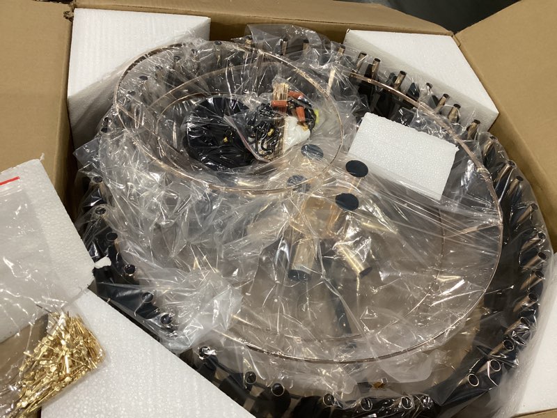 Condition photo showing New/Like New for Soilsiu modern crystal pendent light 