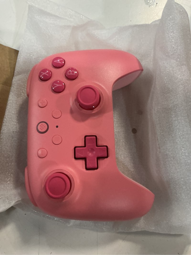 Condition photo showing Good Condition for 8bitdo ultimate 2c bluetooth controller for switch/switch 2, wireless controller with 6-axis motion control, rumble vibration, refined d-pad and bumpers, and hall effect joysticks (pink) pink ultimate 2c