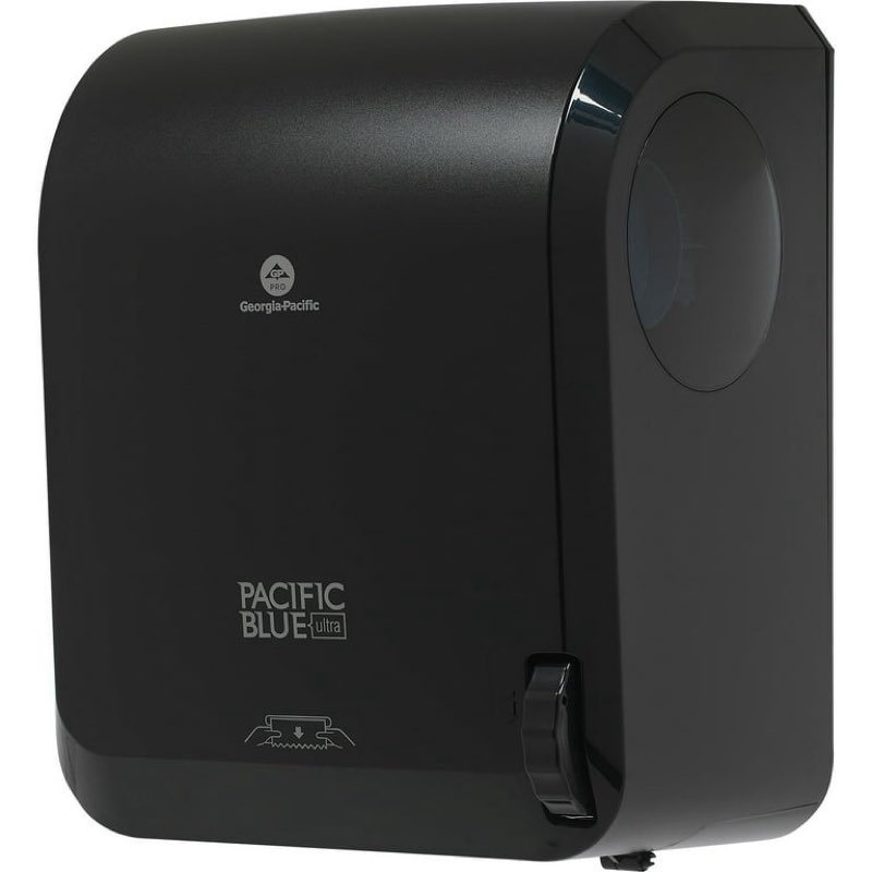 pacific blue ultra, gpc59589, mechanical paper towel dispenser by gp pro, 1 each, black