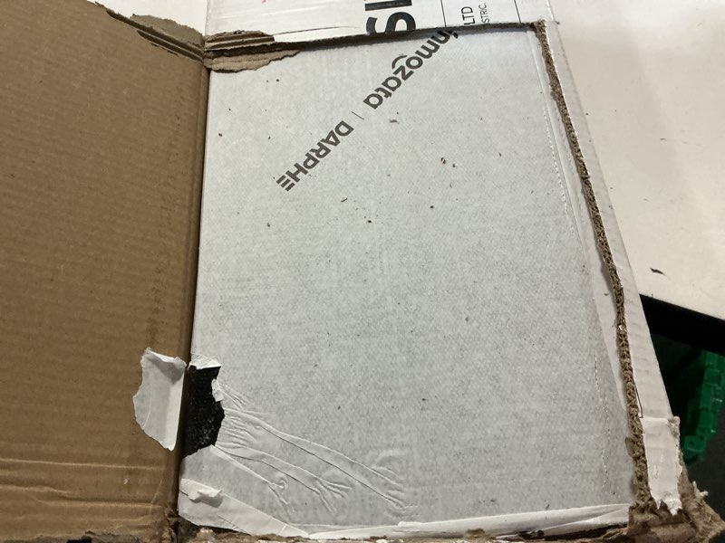 Condition photo showing As Is for INMOZATA Peel and Stick Floor Tile, 36Packs 54 Sq. Ft Vinyl Flooring Plank 36"x 6" Peel and Stick Vinyl Flooring Tile Waterproof Wood Grain for Bedroom, Living Room, Kitchen, RV(Smoke Oak) Smoke Oak 36 pcs