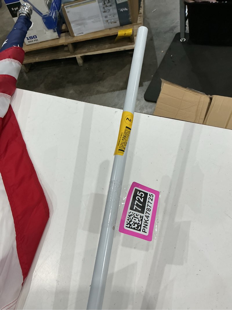 Condition photo showing Good Condition for superslide 72 in. white closet rod