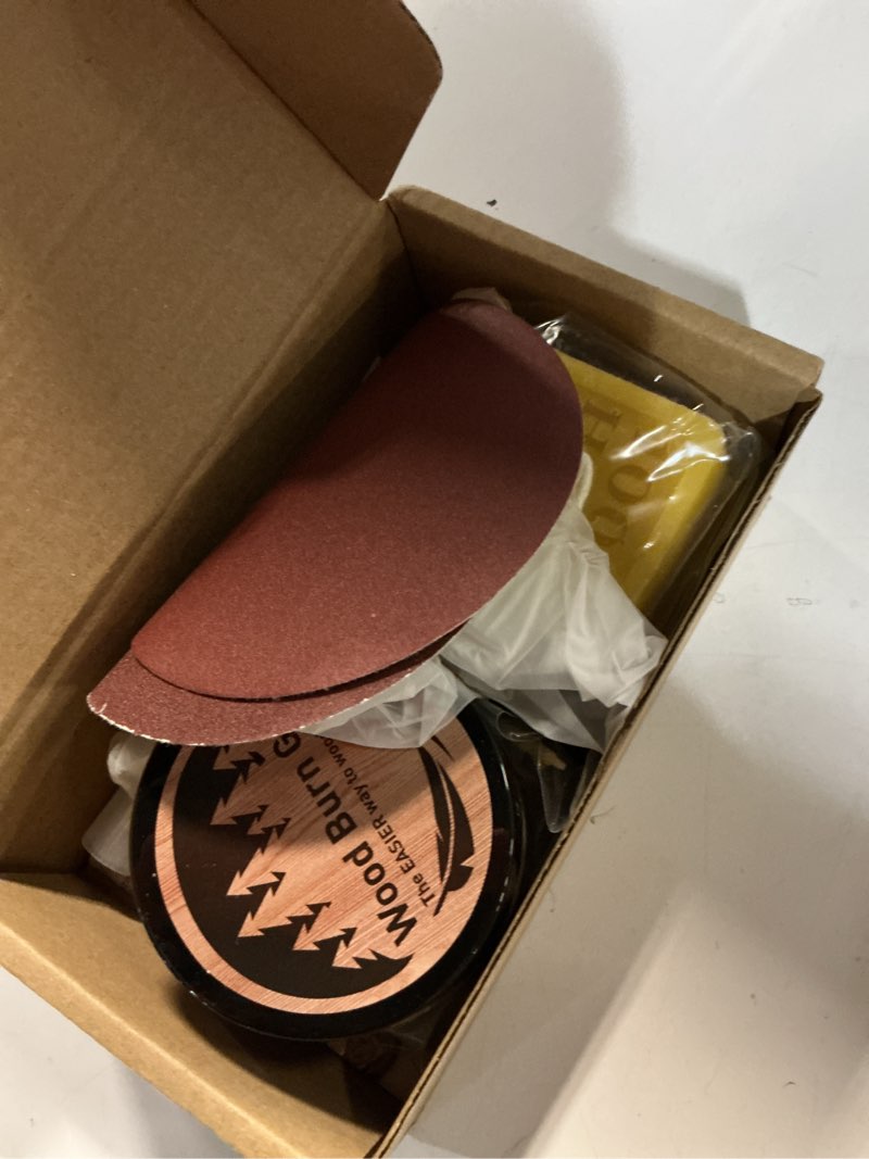 Condition photo showing New/Like New for wood burn paste pen kit, 4oz wooden burning gel, double sided wood burn marker kit for diy beautiful wooden burning in minutes, perfect for beginners handmade meaningful gifts