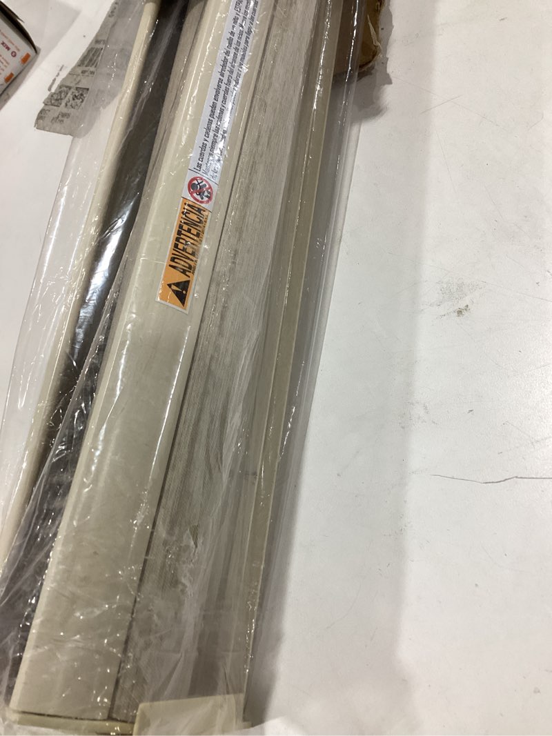 Persilux Cordless Zebra Blinds for Windows (46" W x 72" H, Beige) with Upgraded Cassette Light Filte