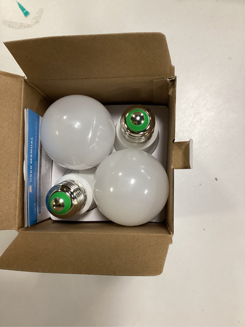 Condition photo showing Good Condition for UCB Smart Light Bulbs 130W Equivalent, Color Changing Light Bulb, Work with Alexa Only, 16 Million Colors RGBWW, Music Sync, DIY Flash,1300LM A19 E26 Bluetooth Led Light Bulbs, No WiFi Required,4Pack