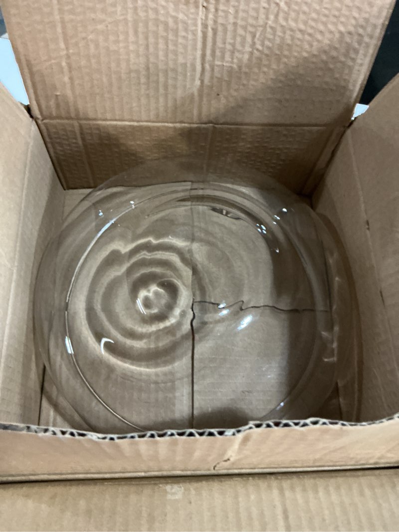 Condition photo showing Good Condition for 2 pcs round glass vase bowl, 6"/ 8" wide mouth round glass bowls, succulent planters, fish tank, bubble vases, floral decor centerpieces, flower pots for home decoration (2pcs)