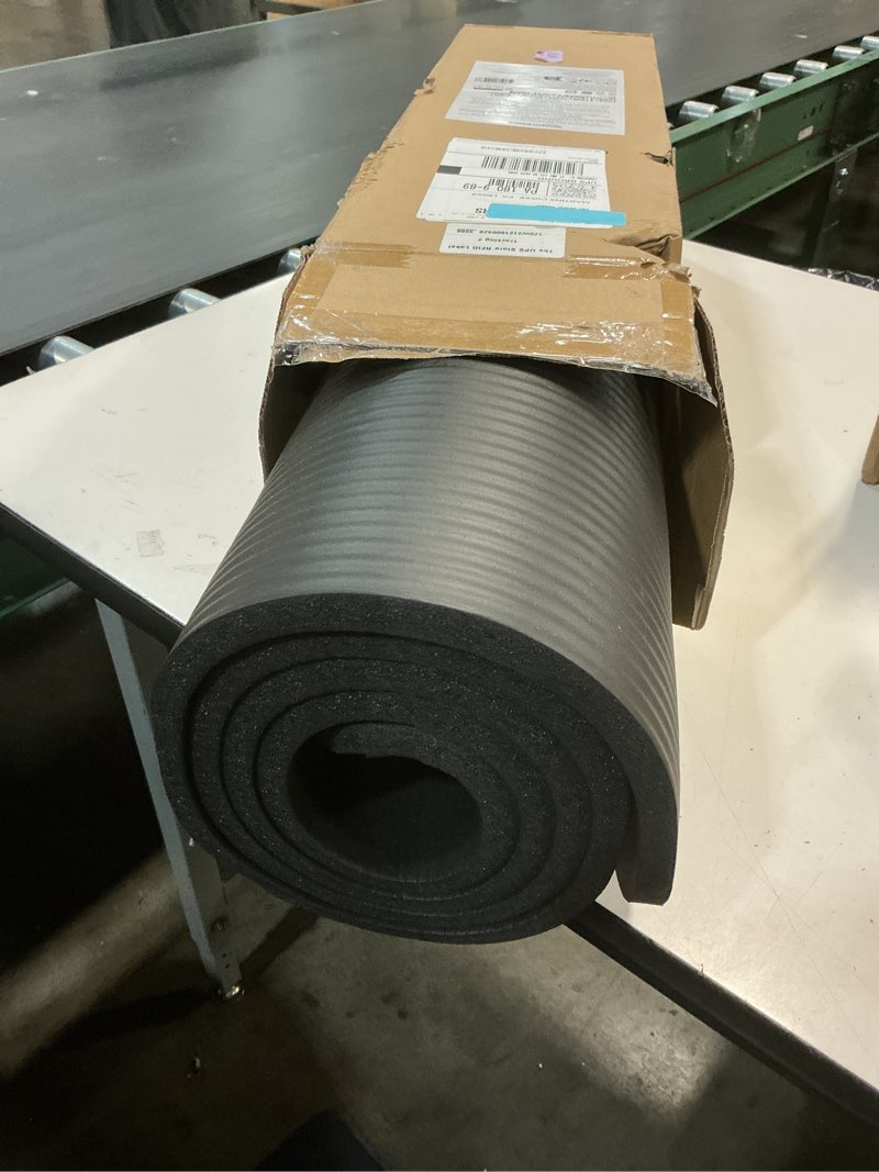 Condition photo showing Good Condition for Amazon Basics Extra Thick Exercise Yoga Mat with Carrying Strap Black 1/2 Inch