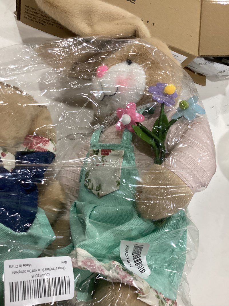 Condition photo showing Good Condition for Glintoper 2 Pack Easter Decorations Standing Bunny with Stretchable Legs, 21" to 26" Brown Rabbits C