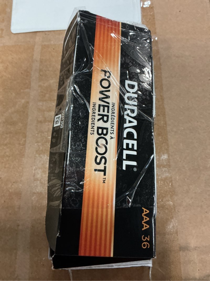 Condition photo showing New/Like New for duracell coppertop alkaline batteries with duralock power preserve technology aaa 36/pk mn24p36