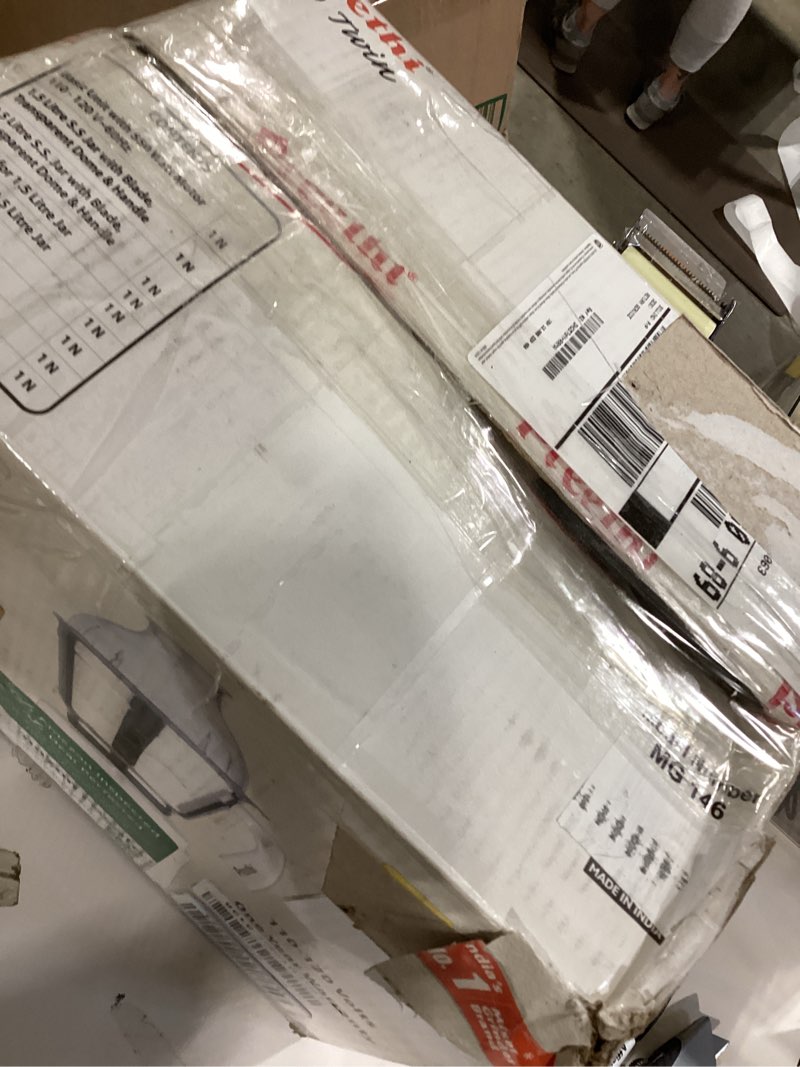 Condition photo showing As Is for preethi mg146 eco twin 2-jar mixer grinder, medium, white
