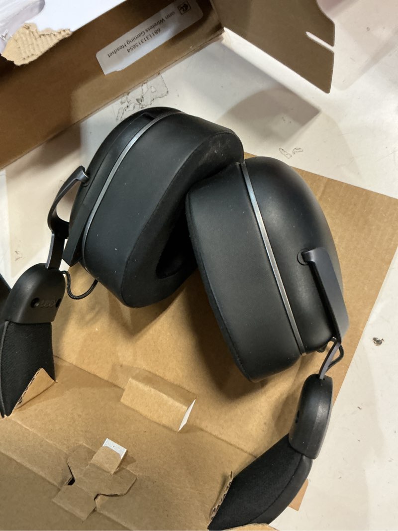 Condition photo showing As Is for onn wireless gaming headset compatible with playstation 5  bluetooth/2.4ghz  black