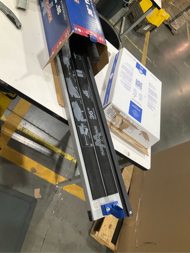 Condition photo showing Good Condition for barwalt 36-in ceramic tile cutter kit