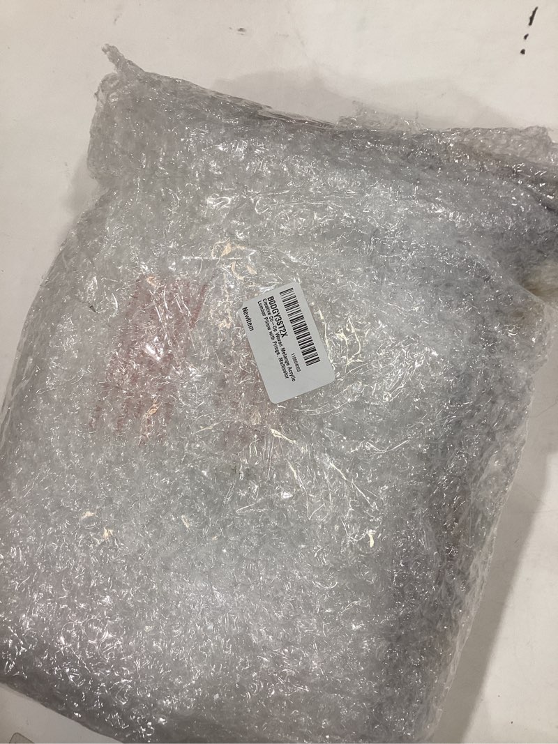 Condition photo showing As Is for Creative Co-Op Woven Melange Acrylic Lumbar Pillow with Fringe, Multicolor