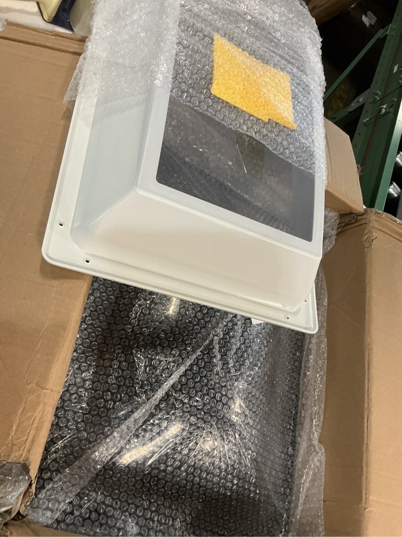 Condition photo showing Good Condition for rv skylight replacement bundle,18" x 26" rv skylight shower outer dome fit 14" x 22" openings for camper trailer fifth wheel,inner dome with window 14" x 22" +polyurethane adhesive sealant,smoke gray
