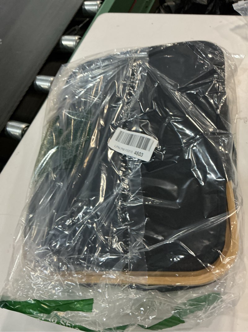 Condition photo showing Good Condition for Laundry Hamper with Wheels,20 Gal (75L) Laundry Basket with lid Rolling Clothes Hamper Foldable Dirty Clothes Basket on wheels with Bamboo Frame and Bag for Bedroom, Dorm, Laundry Room-Black Black 75 L