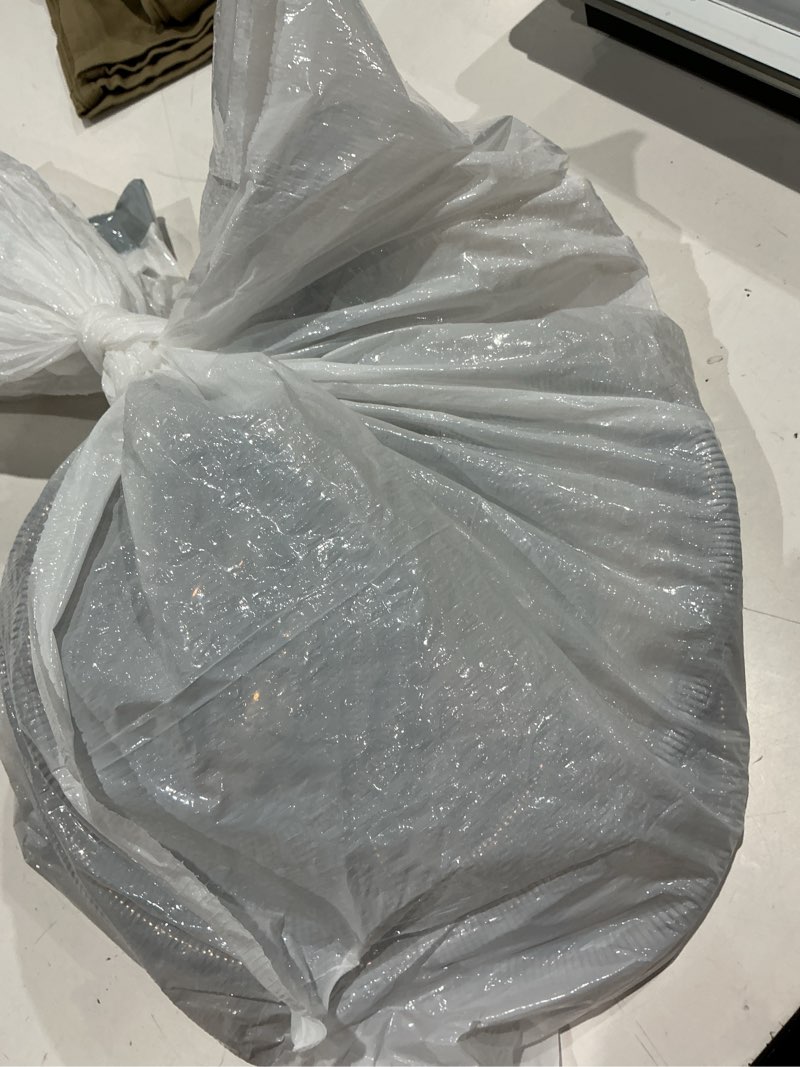 Condition photo showing As Is for high pressure free flow modified shower head power flow 10.5gpm xtra large head (incomplete)