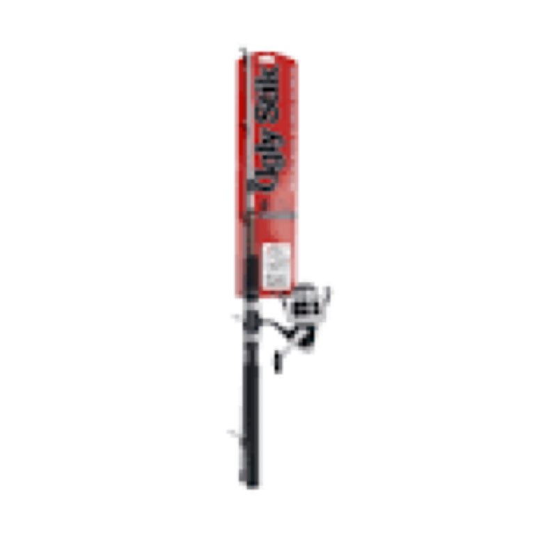 ugly stik complete spincast reel and fishing rod kit complete saltwater