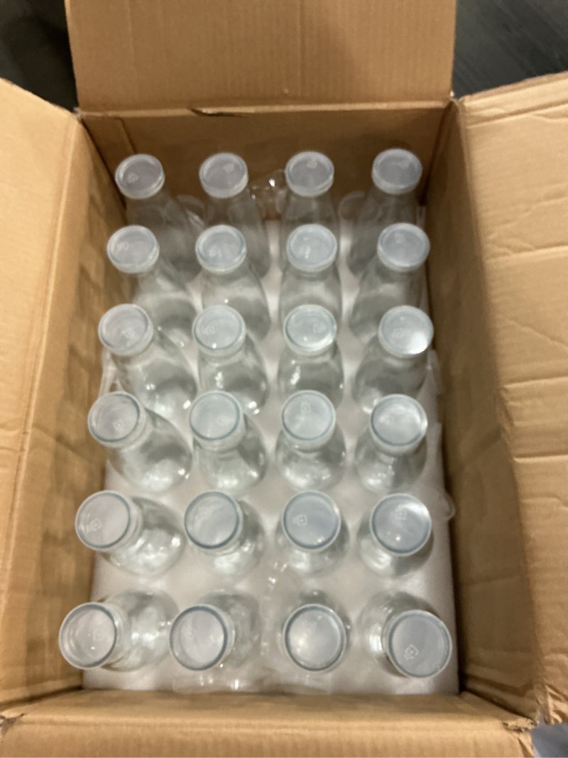 Condition photo showing New/Like New for Zubebe 12 Pack 17oz Glass Jars with 24 Airtight Lids - Versatile Apothecary Jars for Food Storage, Drinks, Meal Prep, Christmas Decor & Party Favors 17 oz 12